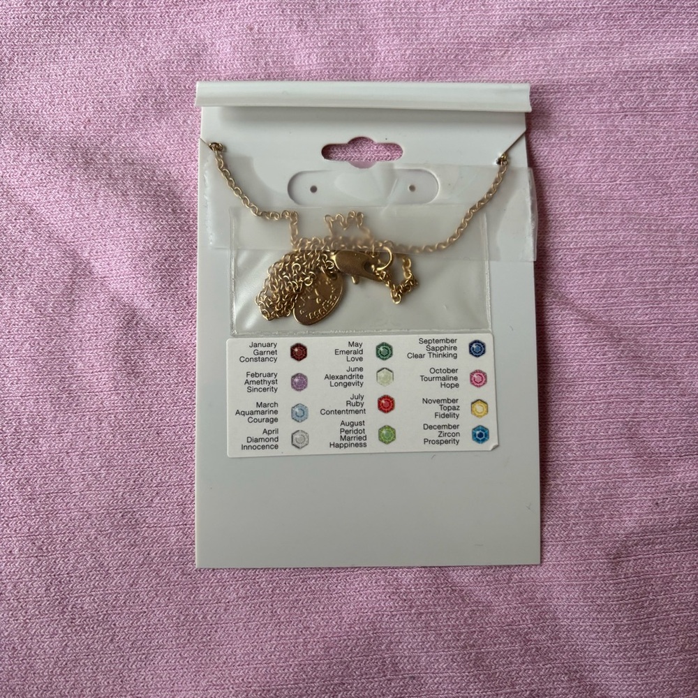 Playboy Gold Script Necklace - Picture 2 of 2